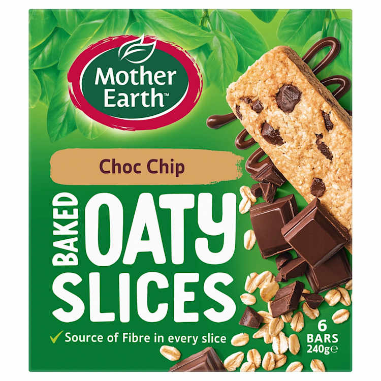 Mother Earth Chocolate Chip Oaty Slice