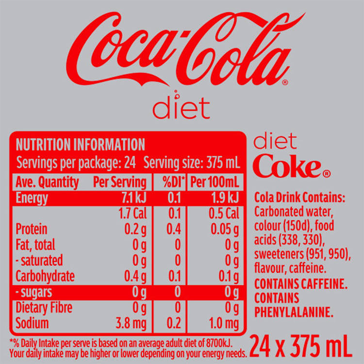 Diet Coca-Cola Soft Drink Multipack Cans