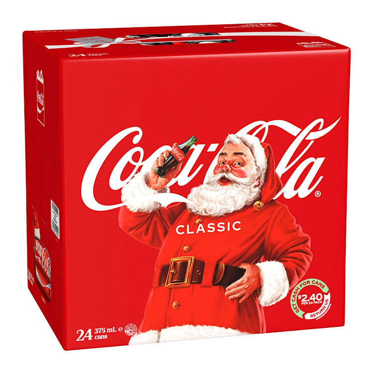 Coca-Cola Classic Soft Drink Multipack Cans 24 Pack | IGA Shop Online