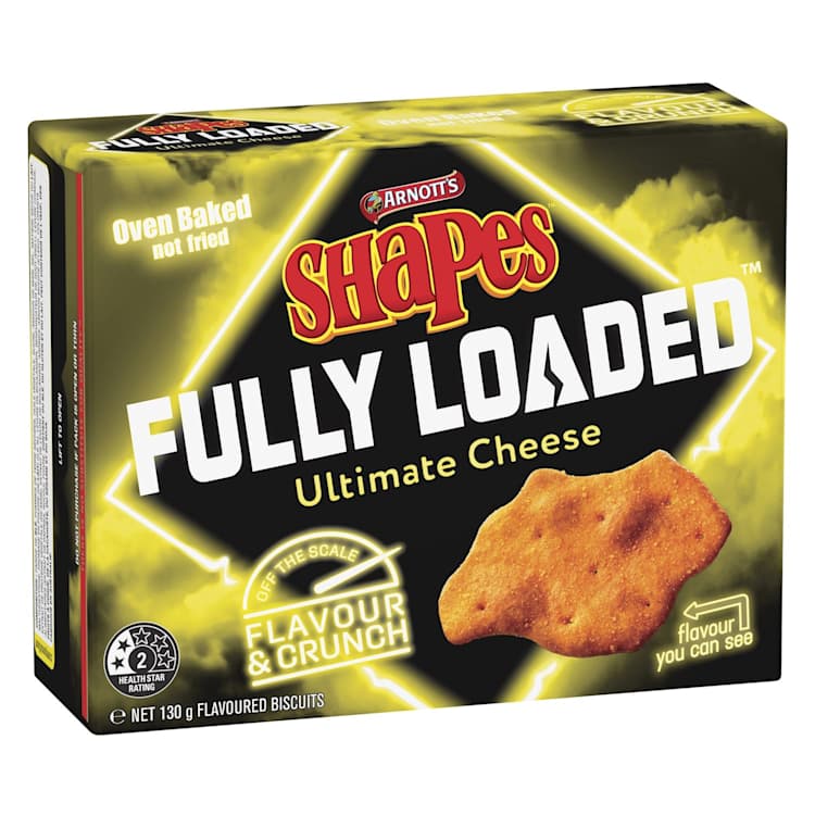 Arnott's Shapes Fully Loaded Ultimate Cheese