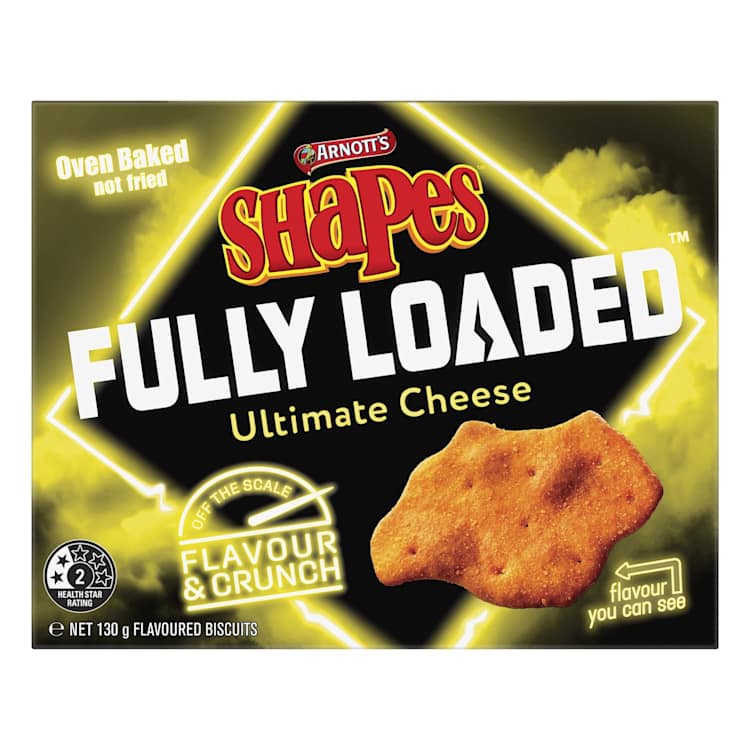 Arnott's Shapes Fully Loaded Ultimate Cheese
