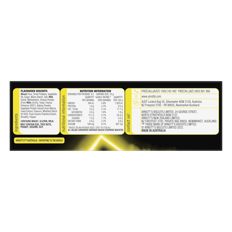 Arnott's Shapes Fully Loaded Ultimate Cheese