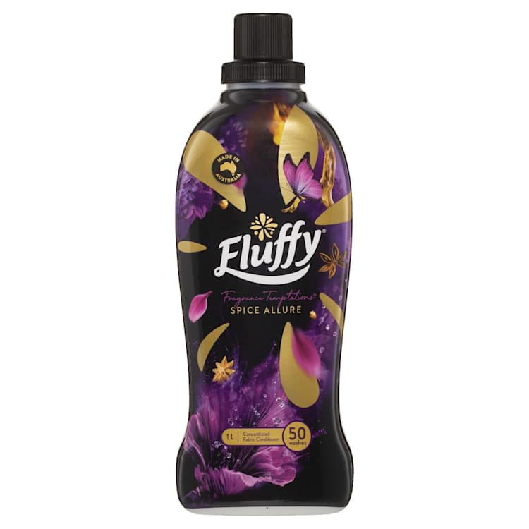 Fluffy Fragrance Temptations Ultra Fabric Softener Spice Allure
