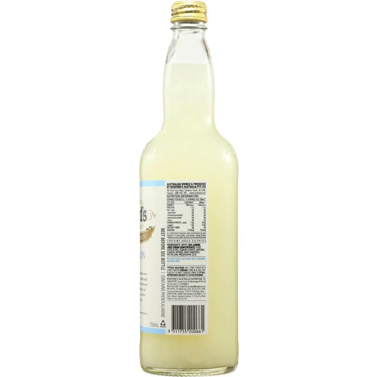 Bickford's Diet Lemon Cordial