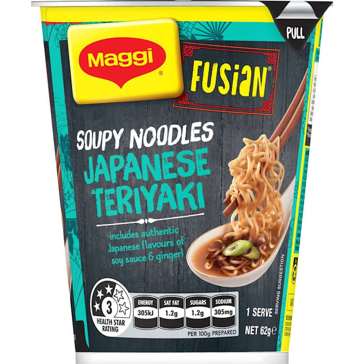 Maggi Fusian Noodle Cup Japanese Teriyaki