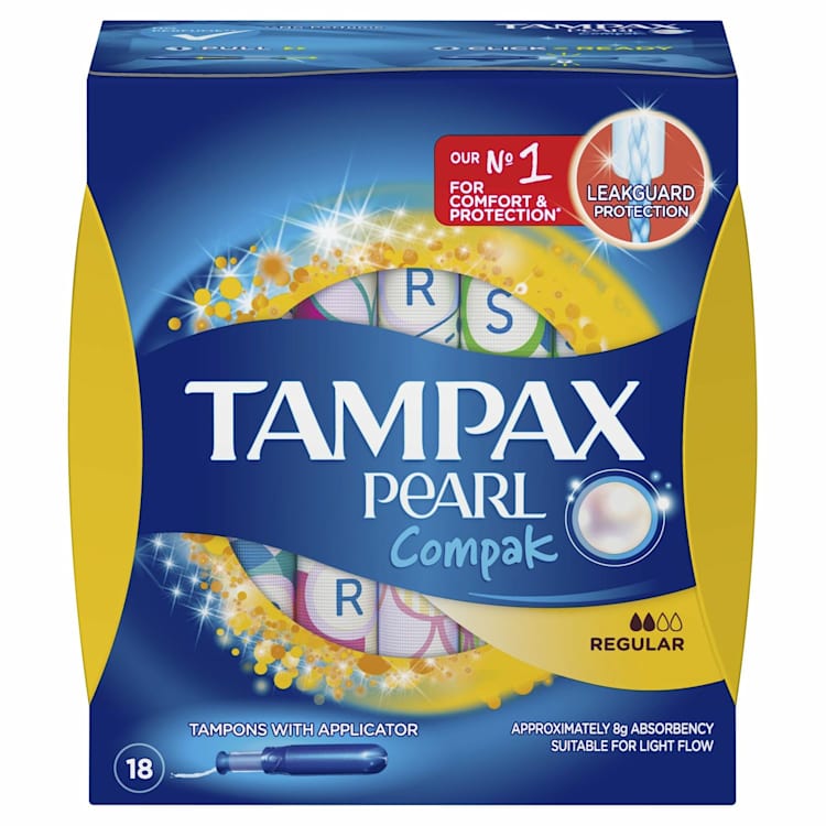 Tampax Pearl Compak Tampons Regular