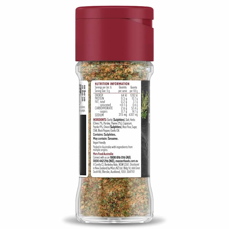Masterfoods Herbs And Spices Everything Eggs Blend Jar