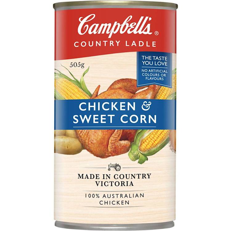 Campbell's Country Ladle Canned Soup Chicken & Sweet Corn