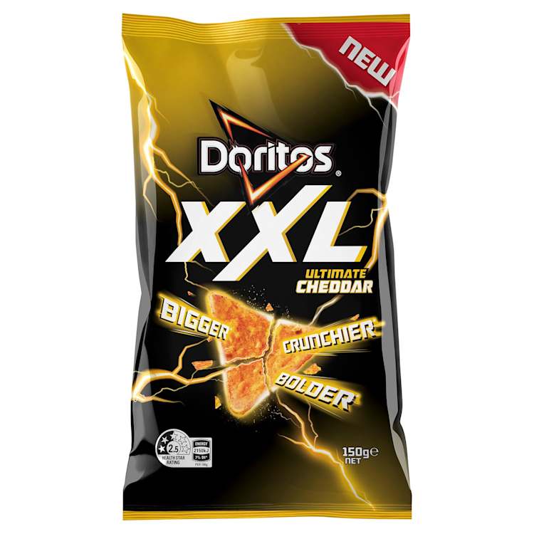 Doritos XXL Corn Chips Ultimate Cheddar