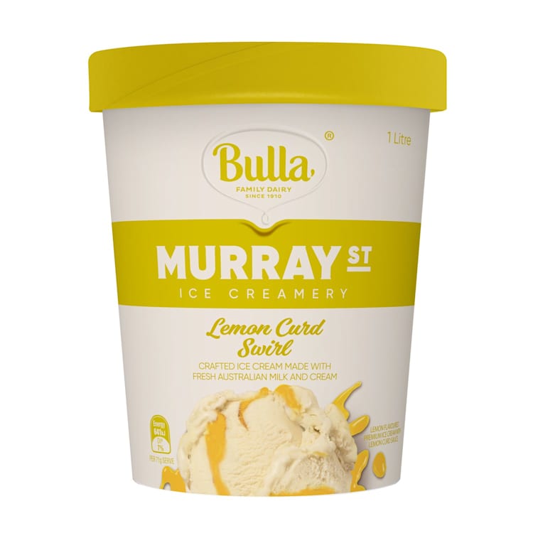 Bulla Murray Street Ice Cream Tubs Lemon Curd