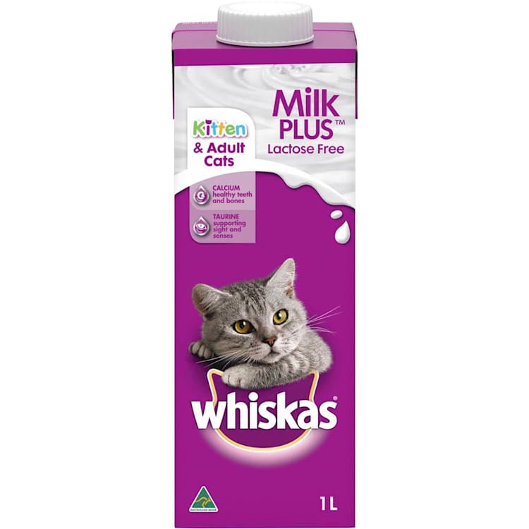 WHISKAS Cat Kitten Treat Milk Plus Carton