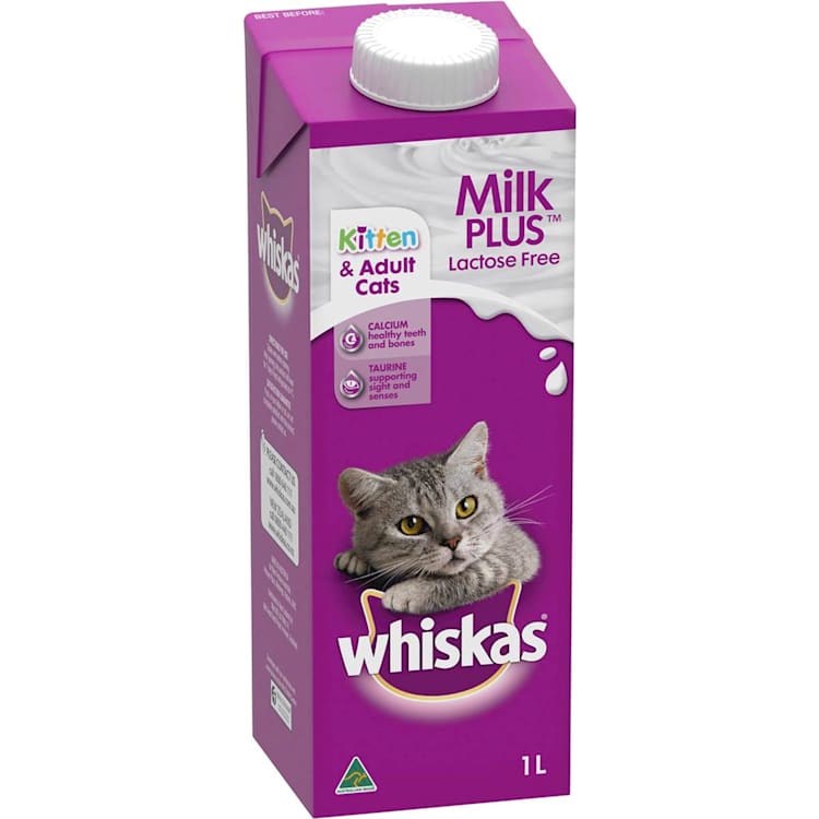 WHISKAS Cat Kitten Treat Milk Plus Carton