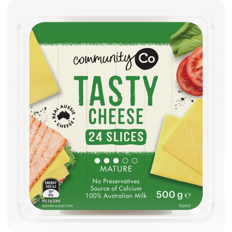 Community Co Sliced Tasty Cheese