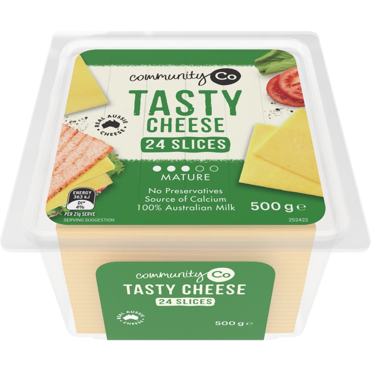 Community Co Sliced Tasty Cheese