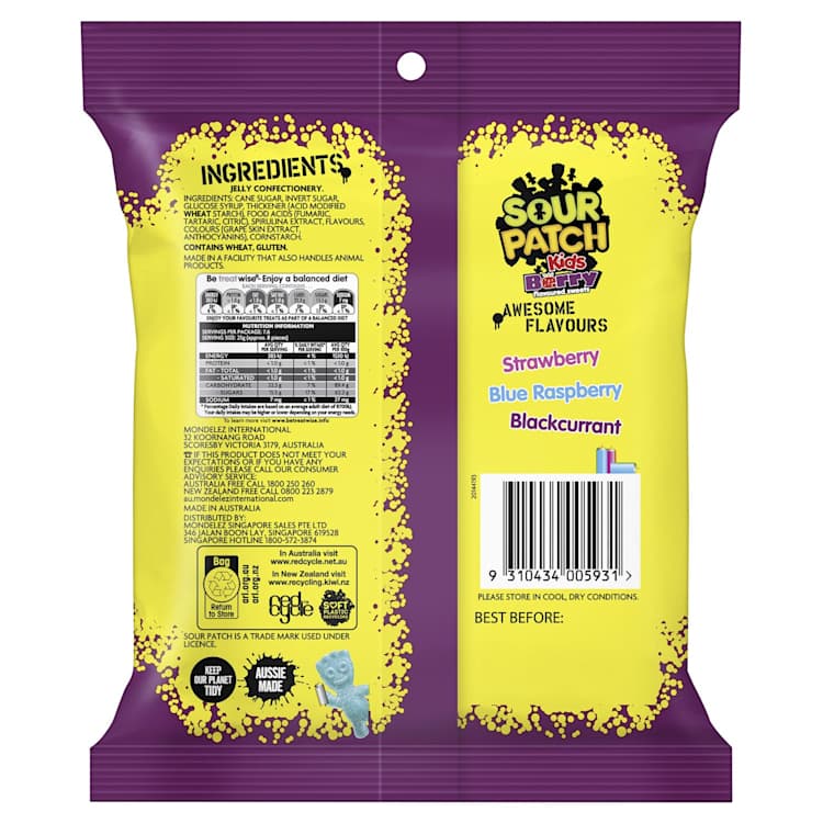 Sour Patch Kids Berry Lollies