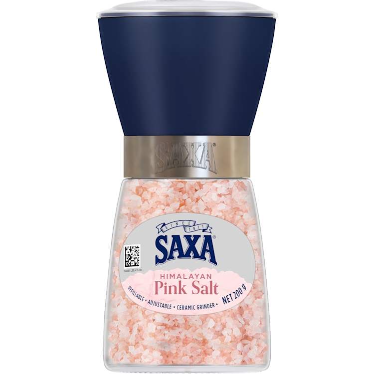 Saxa Pink Salt Refillable Grinder