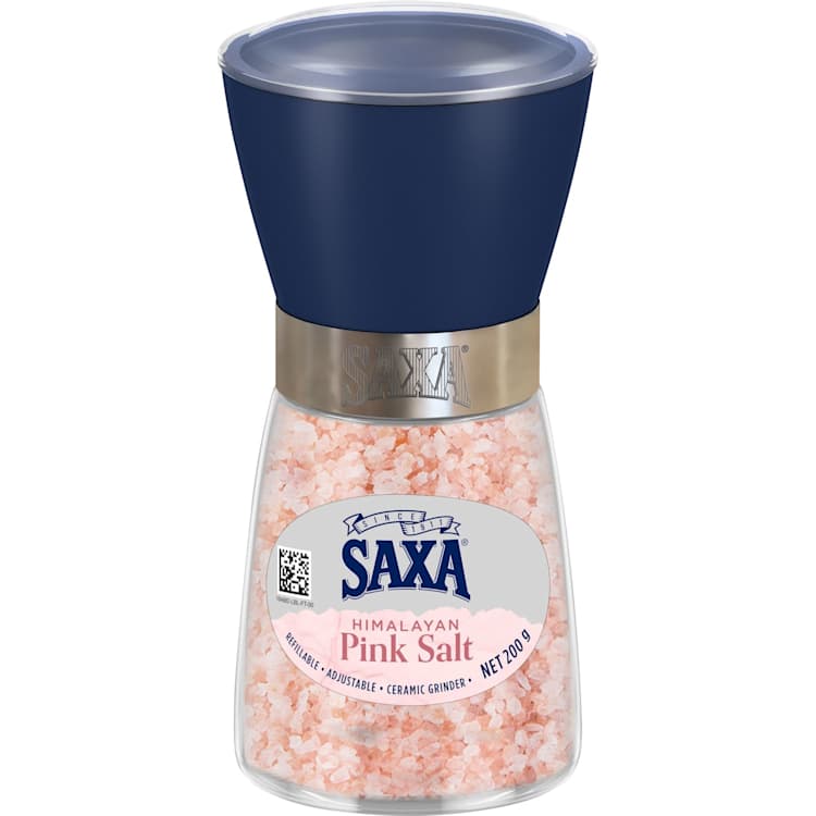 Saxa Pink Salt Refillable Grinder