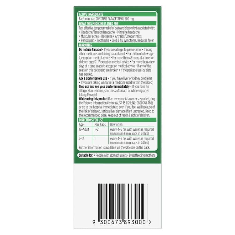 Panadol Mini Capsules