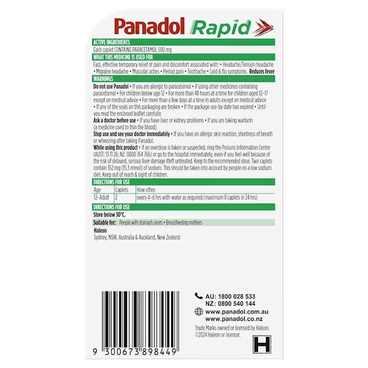 Panadol Rapid Caplet