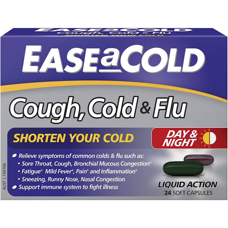 EASEaCOLD Cough, Cold & Flu Day/Night