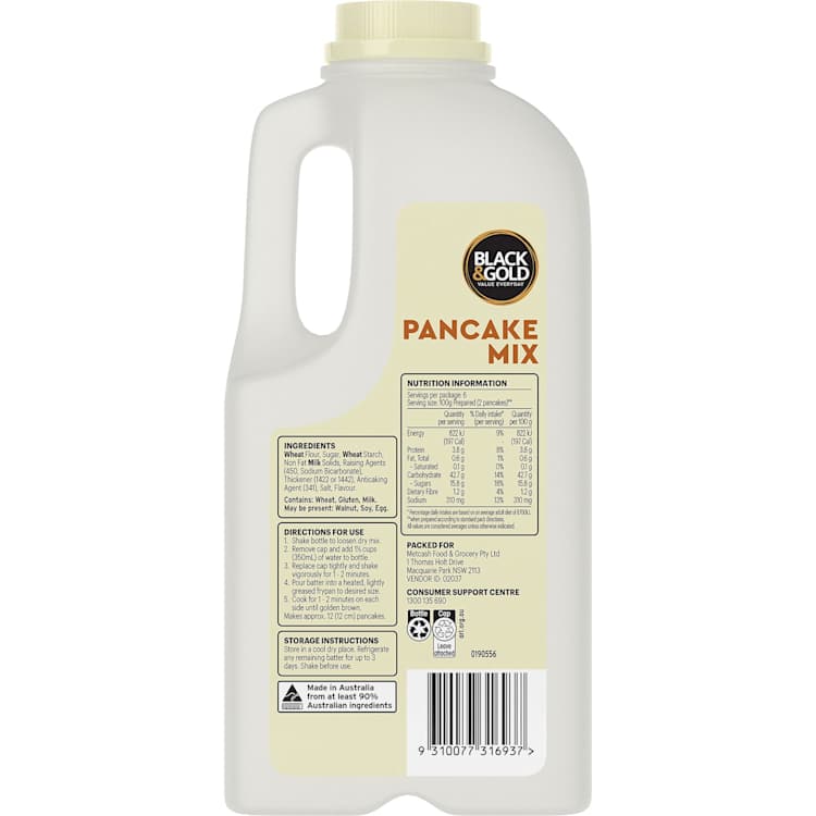 Black & Gold Pancake Shake Original