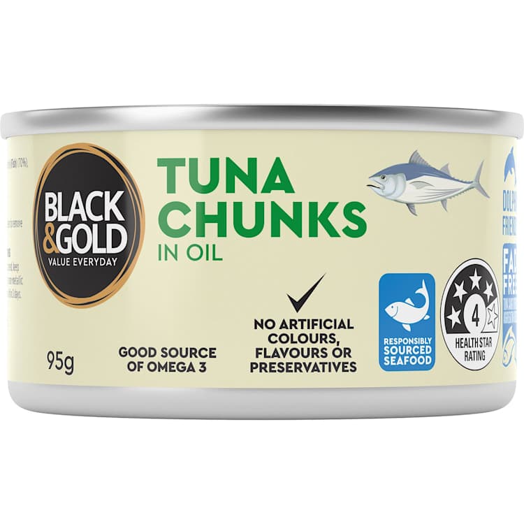 Black & Gold Skipjack Tuna In Oil