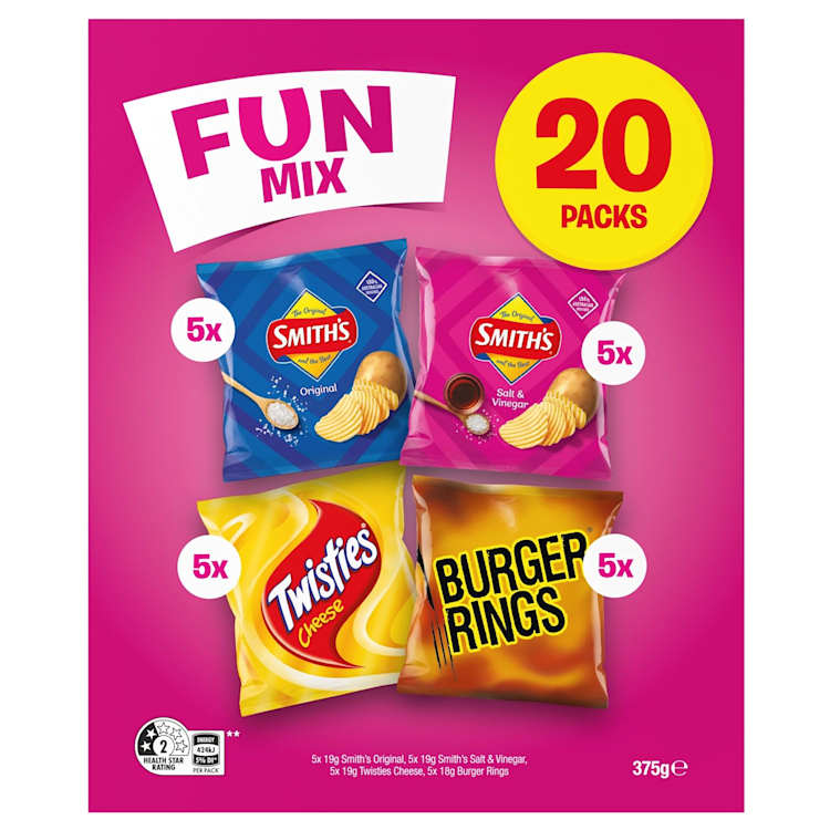 Smith's Chips Fun Mix Variety Multipack