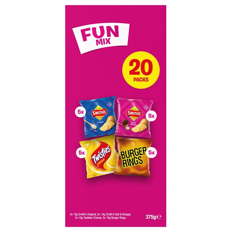 Smith's Chips Fun Mix Variety Multipack