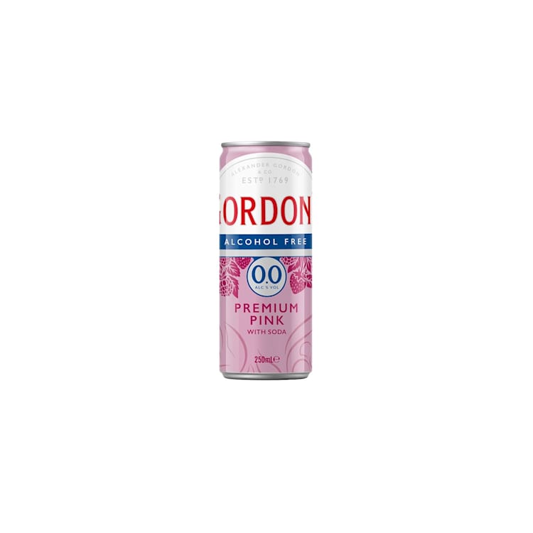 Gordon's Pink Alcohol Free Gin 0.0% & Soda