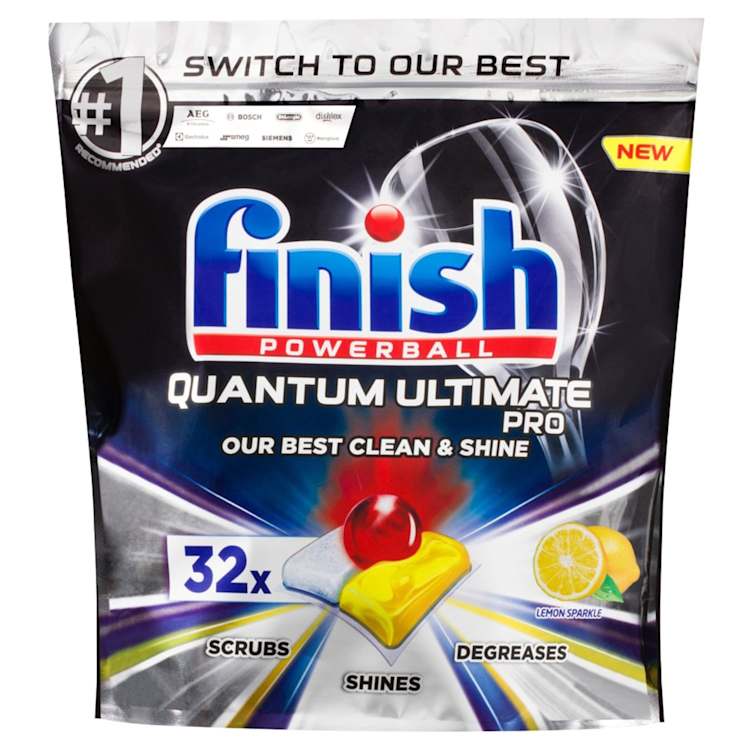 Finish Quantum Ultimate Pro Dishwasher Tablets Lemon IGA Shop Online