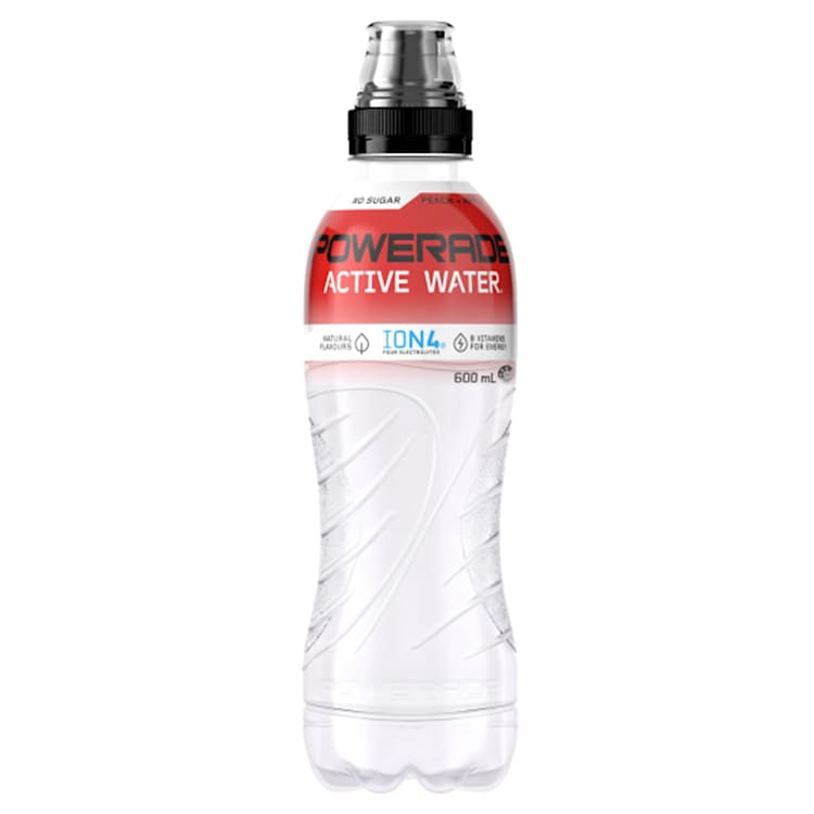 Powerade Active Water Peach and Apple No Sugar Sipper Cap