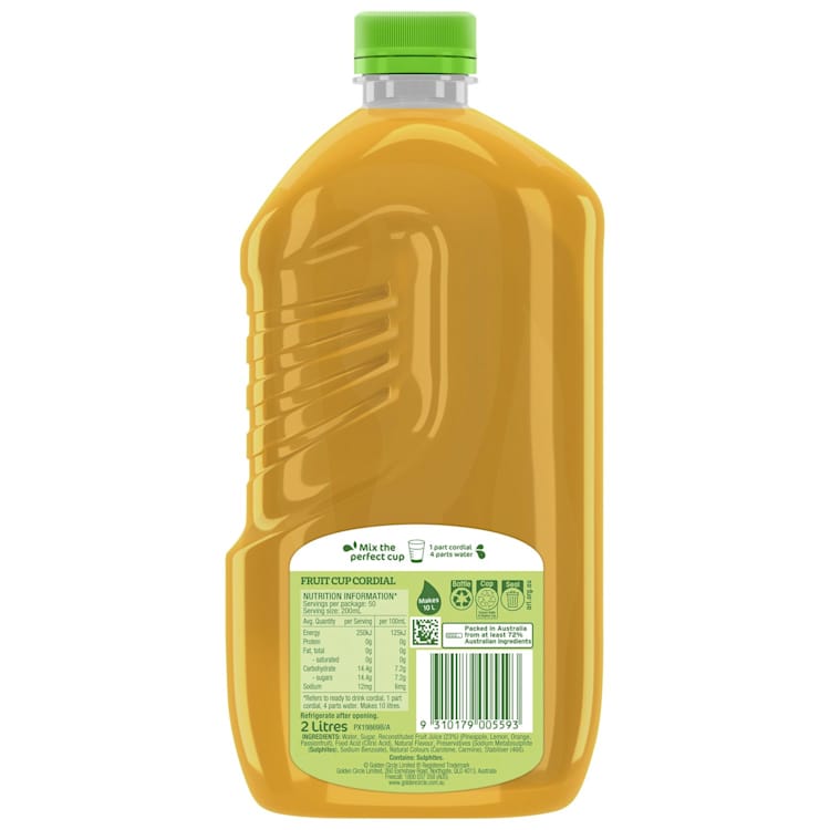 Golden CircleFruit Cup Cordial