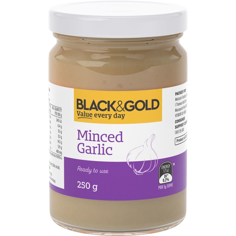 Black & Gold Minced Garlic