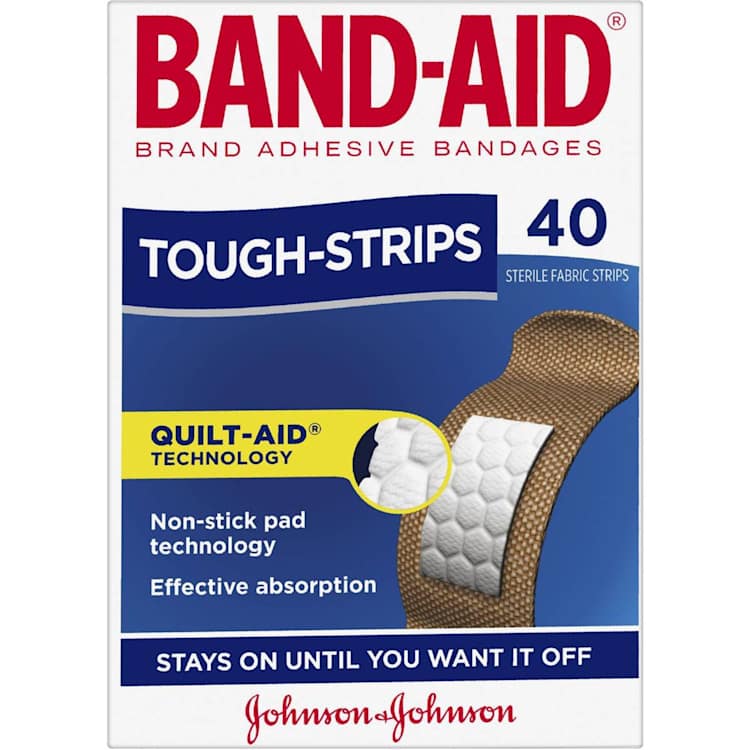Band-aid Tough Strips Brand