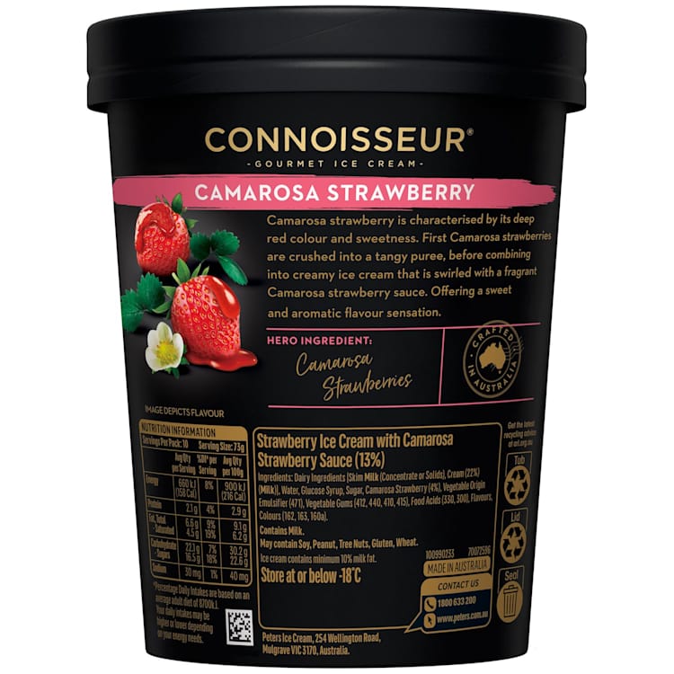 Connoisseur Ice Cream Strawberry