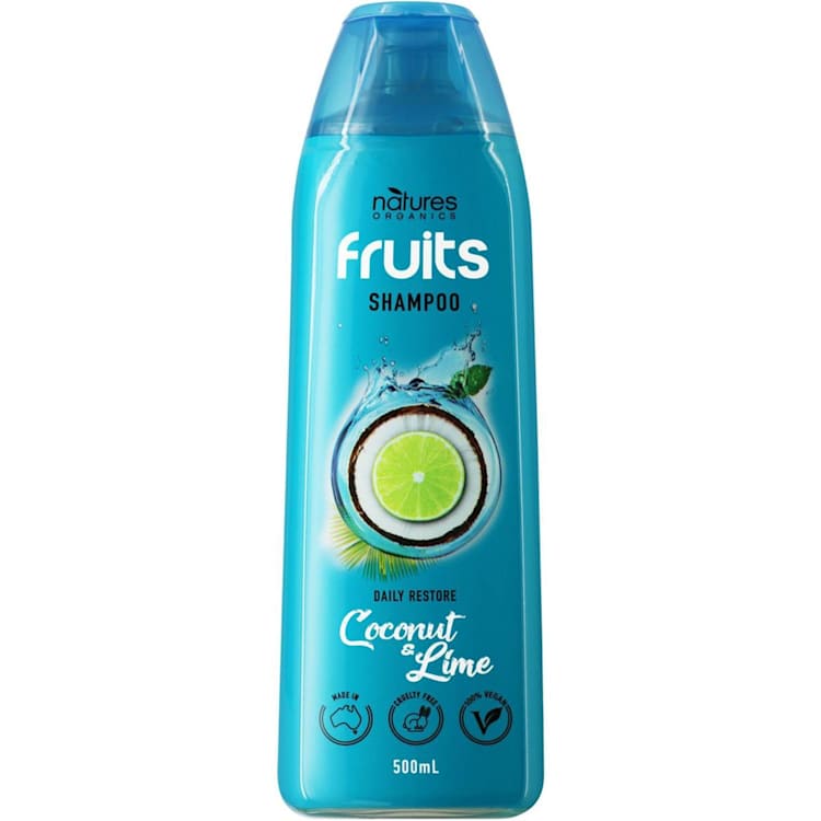 Natures Organics Fruits Shampoo Coconut Lime