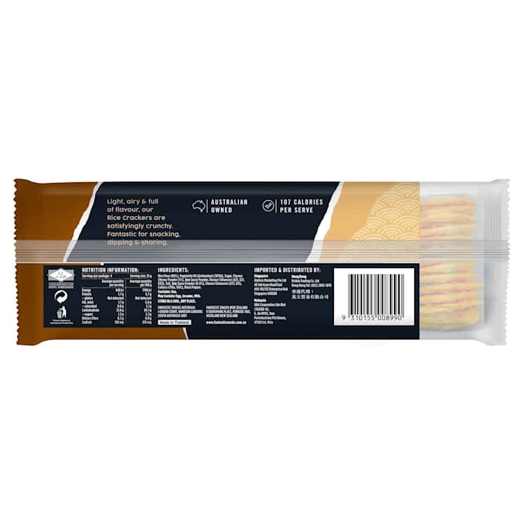 Fantastic Rice Crackers Honey & Soy