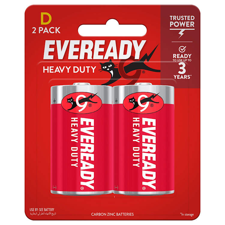 Eveready Red Heavy Duty D 1050