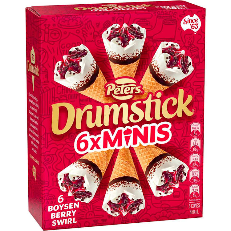 Peters Drumstick Mini Boysen Berry Swirl