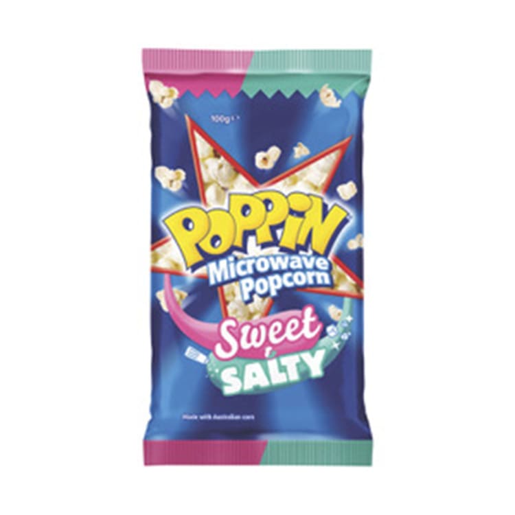 Poppin Microwave Popcorn Sweet & Salty