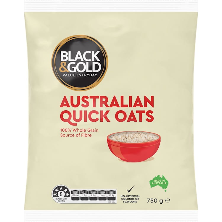 Black & Gold Quick Oats