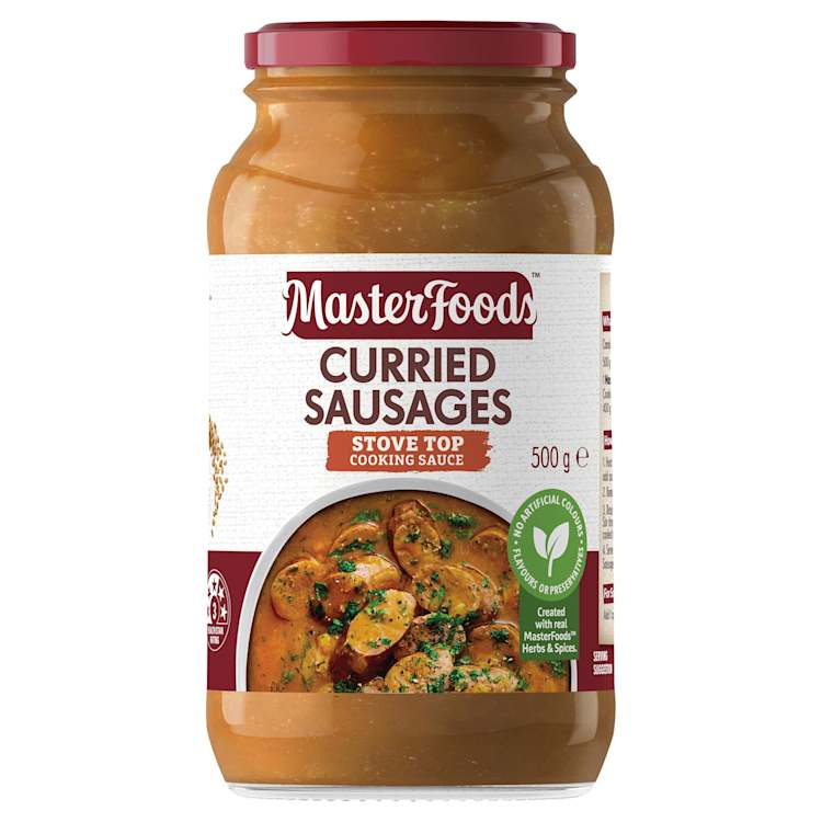 MasterFoods Curried Sausages Simmer Sauce