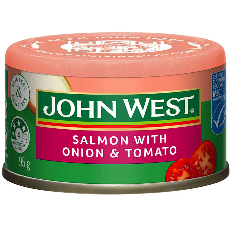 John West Salmon Tempters Onion & Tomato