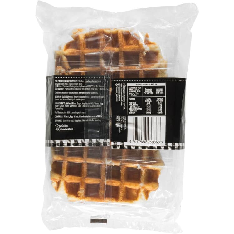 Toscano Traditional Butter Waffles