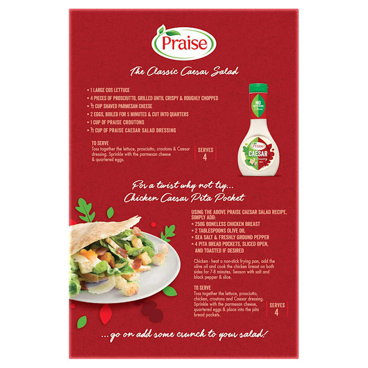 Praise Caesar Salad Croutons