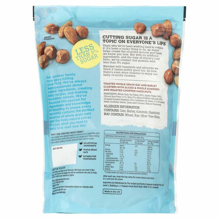 Jordans Granola Low Sugar Almond Hazelnut