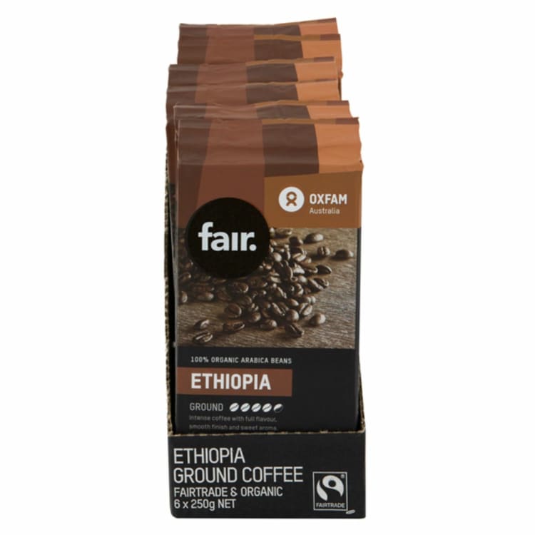 Oxfam Fair Ethiopia Organic Ground Coffee