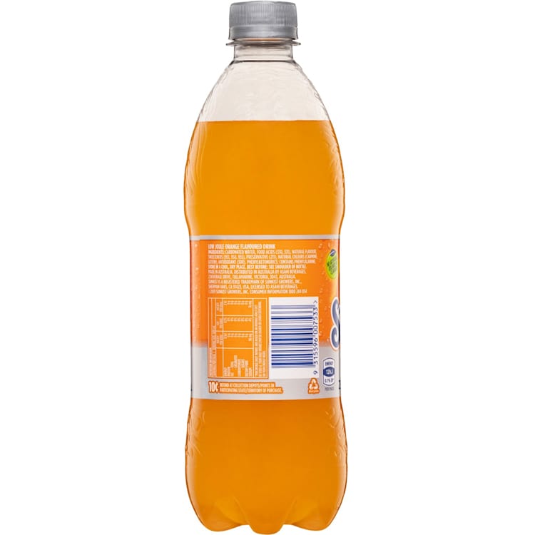 Sunkist Orange Zero Sugar Bottle