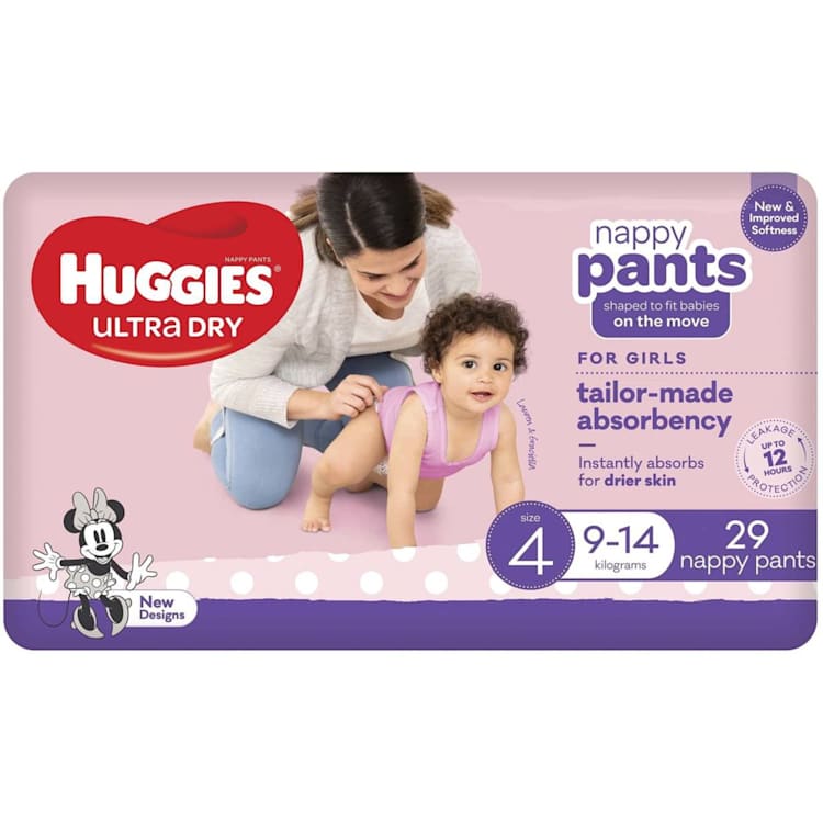 Huggies nappy pants size 5 girl shop