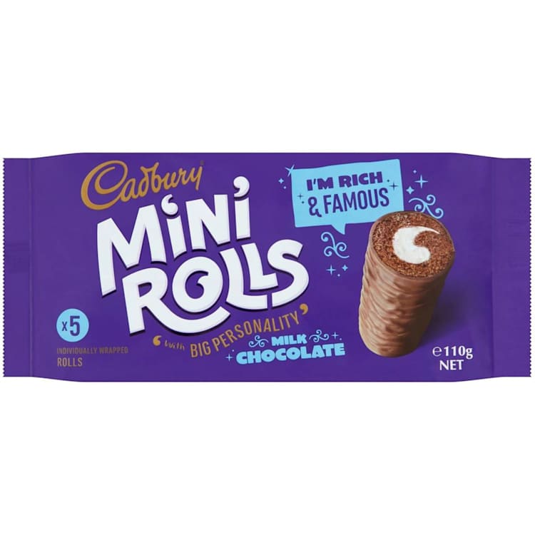 Cadbury Rolls Mini Choc Rolls